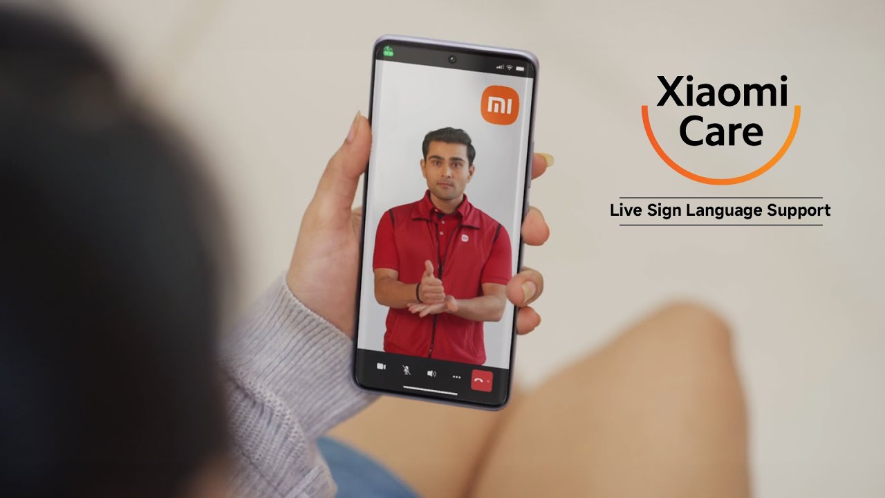 Introducing Live Sign Language Support as part of #XiaomiCare
