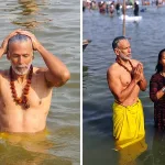 মিলিন্দ সোমন-এর পুণ্যস্নান: ‘মন ভরলেও আমি মর্মাহত’, ত্রিবেণী সঙ্গমে ঘটল এক হৃদয়বিদারক ঘটনা