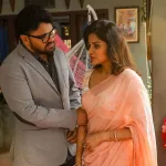সরস্বতী পুজোর দিনে প্রেমের আবহ, শুটিং ফ্লোরে জমে উঠল বাবুল-অরুণিমার রসায়ন