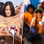 কুম্ভে ক্যাটরিনাকে ঘিরে ভক্তদের ভিড়! স্নানের মুহূর্তেই বিপাকে অভিনেত্রী