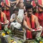 শিবলিঙ্গে দুগ্ধস্নান, মহাকুম্ভে কি এবার পুণ্যের পথে ভিকি কৌশল?