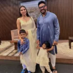 মহাকালেশ্বর মন্দিরে রাজ-শুভশ্রী: খুদে ইউভান-ইয়ালিনির মজার খুনসুটি