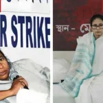 ধর্মতলায় আন্দোলনের নতুন অধ্যায়: এসআইআর ইস্যুতে ধর্নায় বসে আবার ‘আন্দোলনের মমতা’