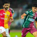 ডার্বি ড্র হলেও লিগ জয়ের দোরগোড়ায় ইস্টবেঙ্গল, শেষ মুহূর্তে মোহনবাগানের রক্ষা কামিংসের গোলে