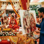 বিয়ের অ্যালবামের সঙ্গে নতুন ট্রেন্ড, শহরে জনপ্রিয় হচ্ছে ‘ওয়েডিং পেন্টিং’